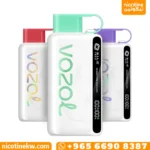 سحبة فوزول ستار 12000 سحبة Vozol Star 12000 Puffs جهاز فيب جاهز مع شاشة ذكية وتقنية هز الجهاز للعرض.