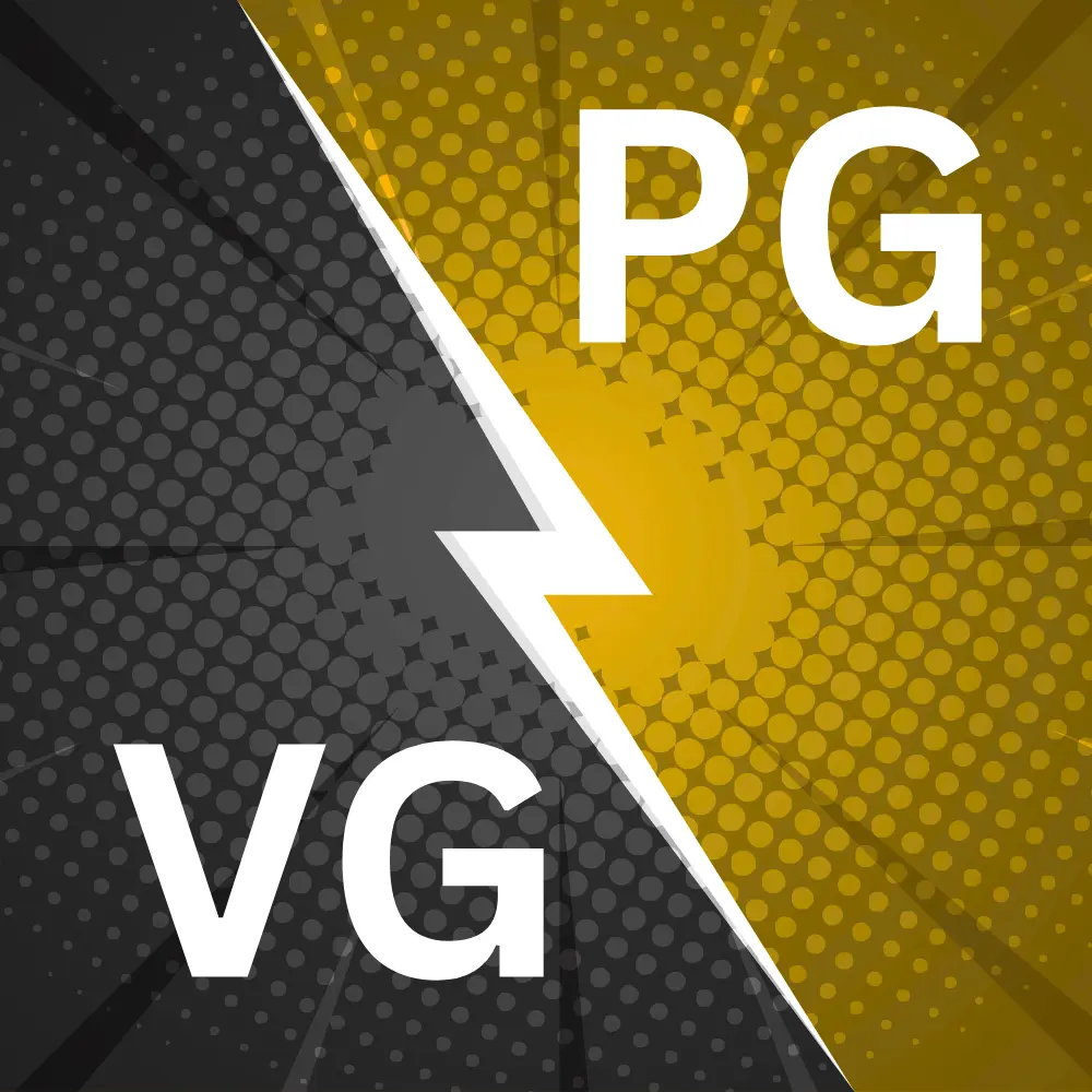الفرق بين VG و PG في نكهات الفيب – دليلك لاختيار النسبة المثالية