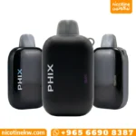 سحبة فيكس اكس 5000 سحبة Phix X 5000 puffs disposable vape Kuwait نكهات فيكس 36mg.