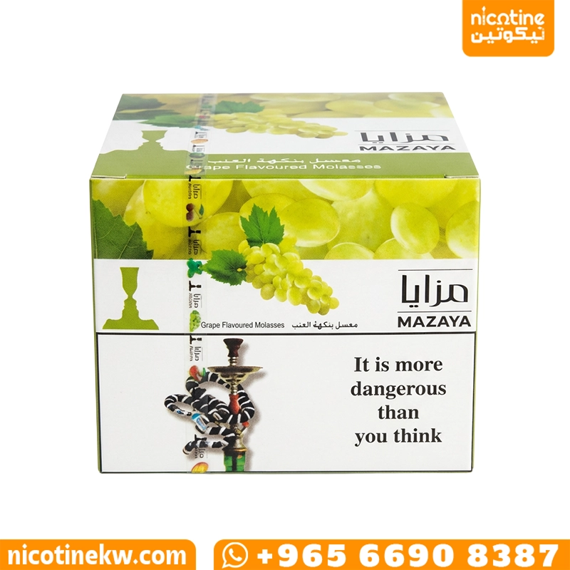 معسل مزايا عنب 250 جرام الكويت Mazaya Grape shisha molasses معسل شيشة عنب اخضر ربع كيلو.