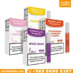 بودات OXVA SlimStick بنكهات بينك ليموناد، أناناس، فراولة كرز، ميكسد جريب، عبوة 2 بود 2ml 20mg نيكوتين فيب