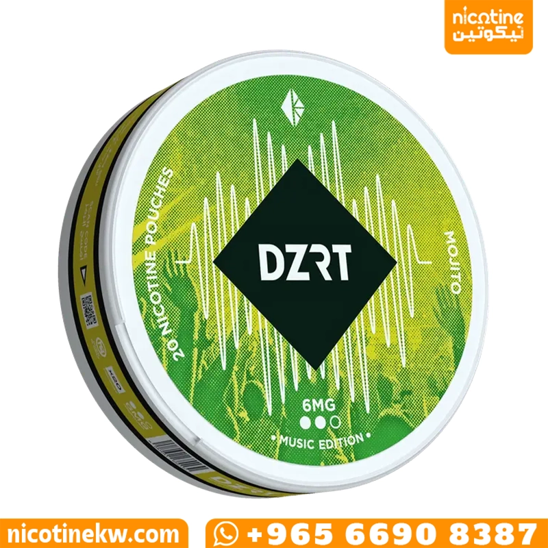 أكياس دزرت موهيتو 6 ملجم الكويت DZRT Mojito Nicotine Pouches.