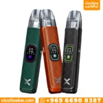 سحبة فري ماكس ريكسا S2 جهاز أنيق ببطارية 1300mAh وقوة 30 واط. يتميز بشاشة مع إضاءة RGB وتحكم بالهواء (MTL/RDL)، ويتوافق مع بودات ريكسا لتعطيك أفضل طعم نكهة.