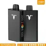 سحبة جاهزة إجنايت V250 بجسم مستطيل أسود وشاشة جانبية