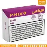 PHIX Grape pre-filled pods pack, 4 pods of 1.7ml at 50mg