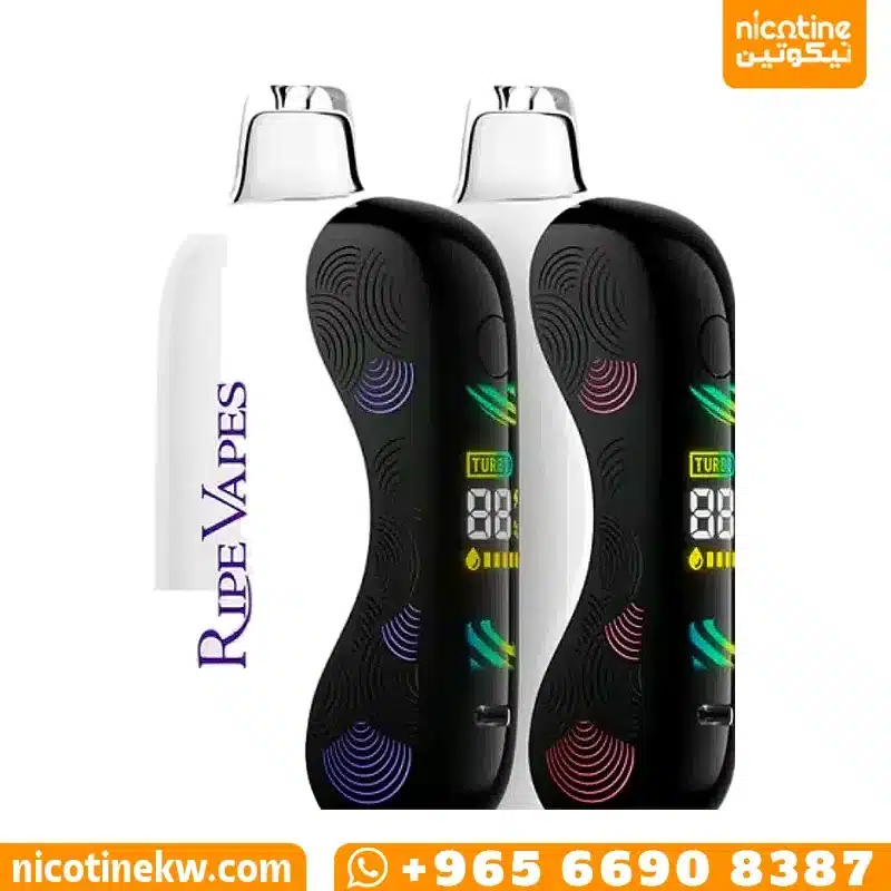 Ripe Vapes Oak 35000 Puffs سحبة جاهزة رايب فيب أوك 35000 سحبة بجسم منحني وشاشة منحنية