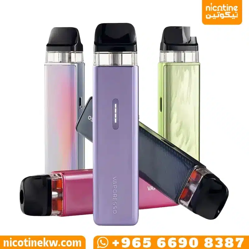 اكس روس 5 ميني سحبة زقارة 1500mAh — Vaporesso XROS 5 Mini جهاز فيبرسو اكس روس 5 ميني سحبة زقارة بألوان بنفسجي وأخضر وزهري