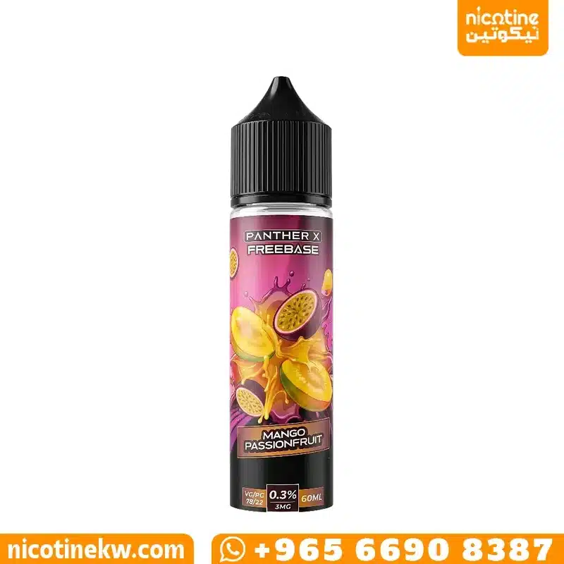Dr Vapes Panther X Mango Passionfruit 60ml freebase e-liquid bottle