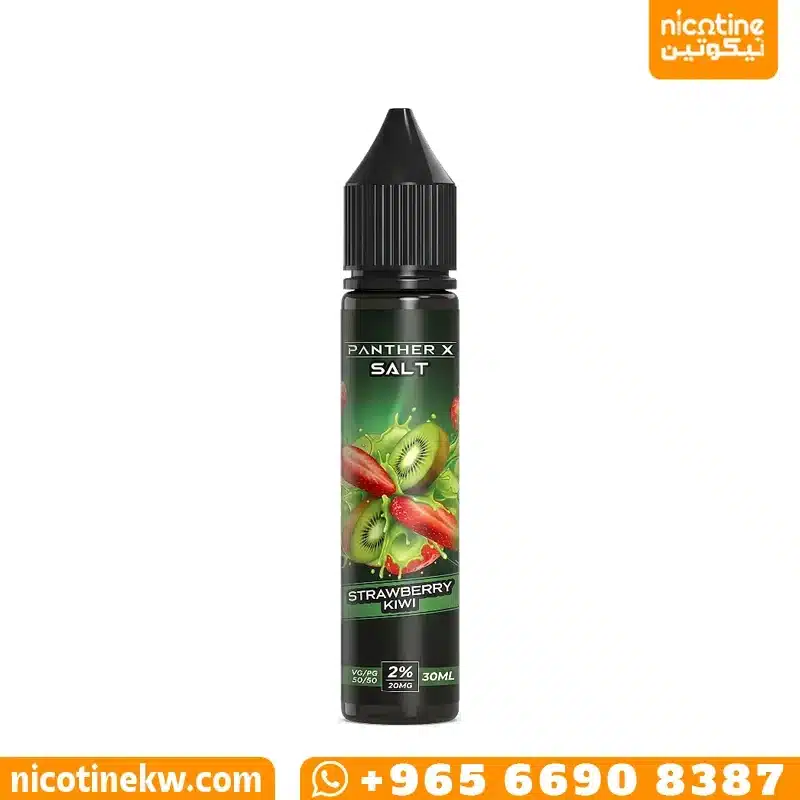 Dr Vapes Panther X Strawberry Kiwi salt nicotine bottle, 30ml
