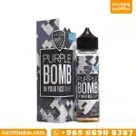 VGOD Purple Bomb Iced zero nicotine 60ml e-liquid bottle with its box